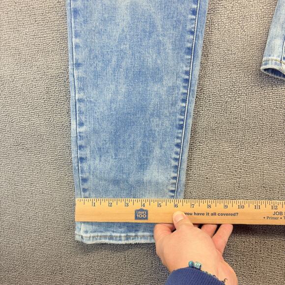 New American Eagle Jeans Men's 36x32 Stone Wash Stretch Skinny Thrashed Grunge - Picture 11 of 11